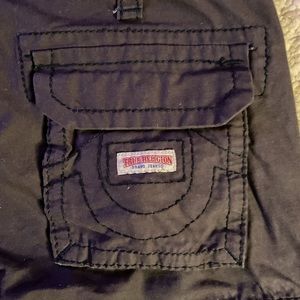 True Religion cargo shorts. NWT. NP/NS
